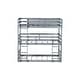 preview thumbnail 12 of 11, Twin over Twin over Twin Triple Bunk Bed with Two Built-In Ladders, Detachable Triple Twin Bunk Bed with Guardrails