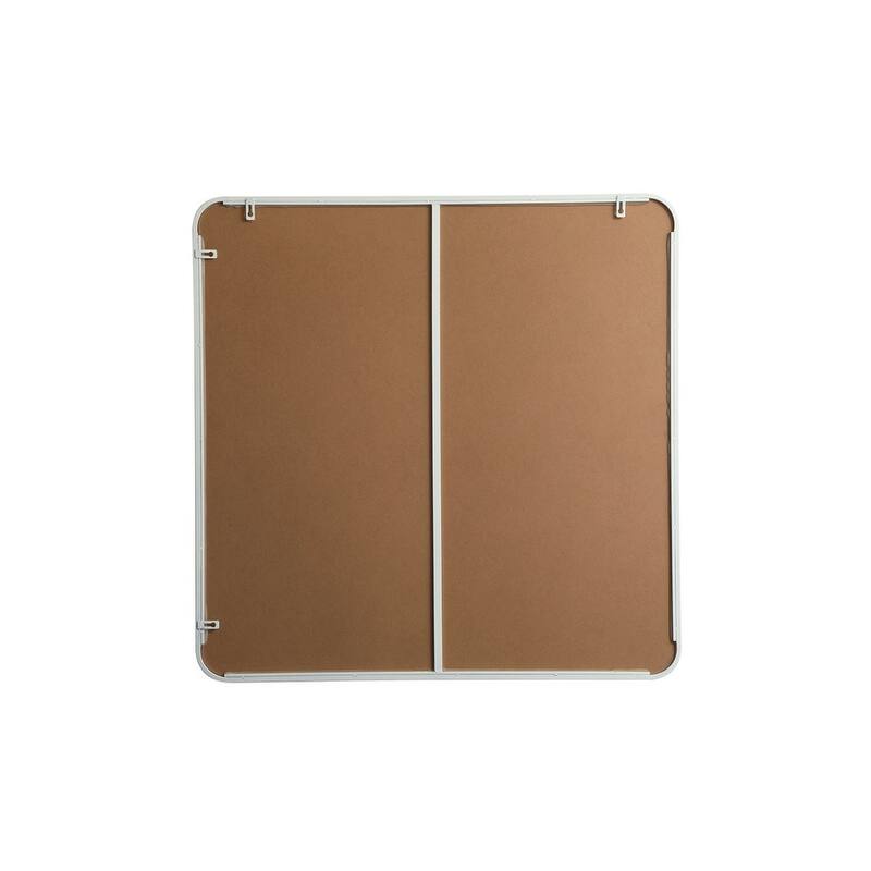 Ezra Soft Corner Metal Rectangular Mirror