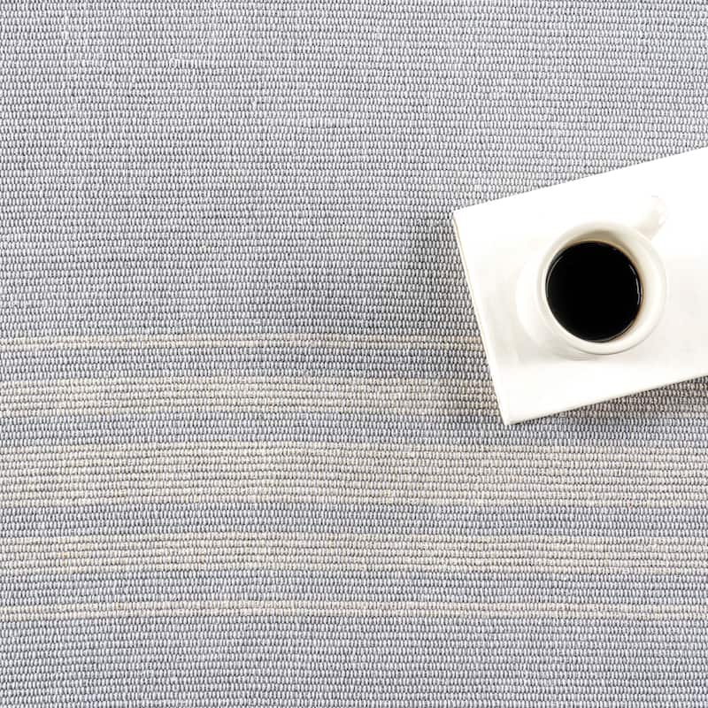 Bergamot Striped Cotton Area Rug