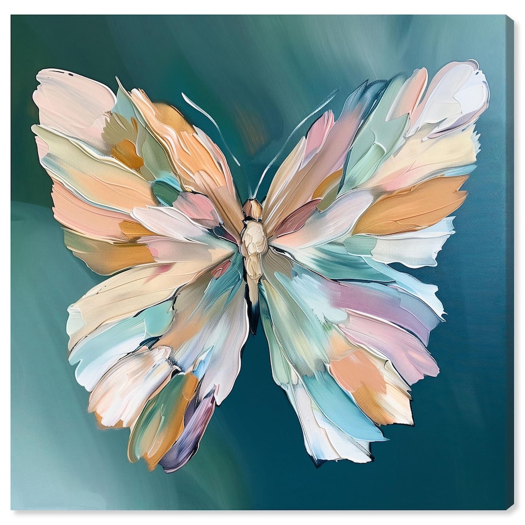 Wings of Duality Canvas by Art Remedy, Gallery Wrapped
