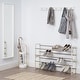 preview thumbnail 2 of 5, TRINITY BASICS® 2-Tier Expandable Shoe Rack, 2-Pack, White