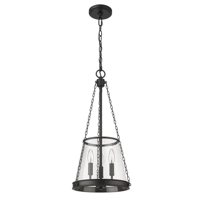Z-Lite 341P12 Prescott 3 Light 12" Wide Pendant