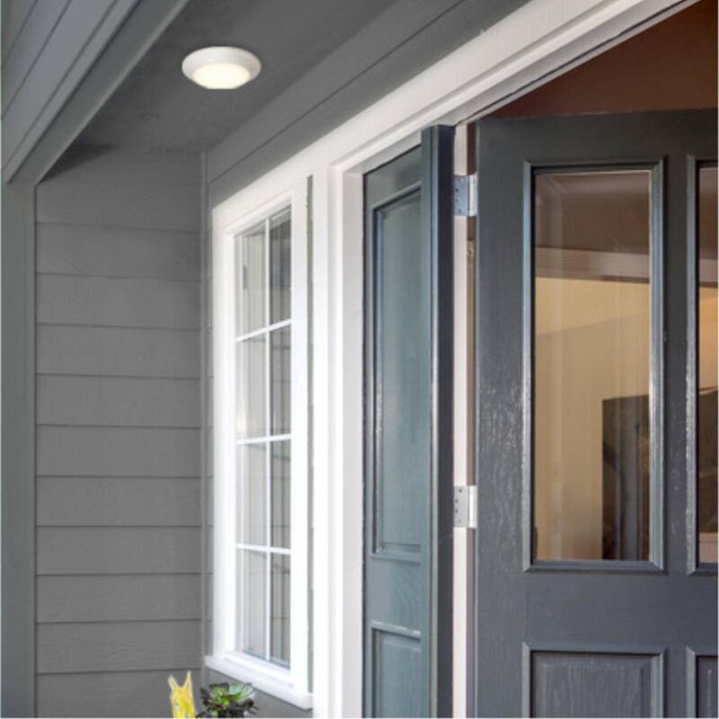 Westinghouse 6133700 Makira 6" Wide LED Flush Mount Bowl Outdoor