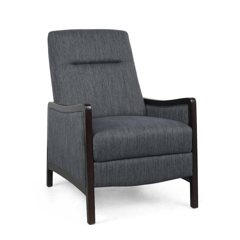 Veatch Contemporary Upholstered Pushback Recliner by Christopher Knight Home