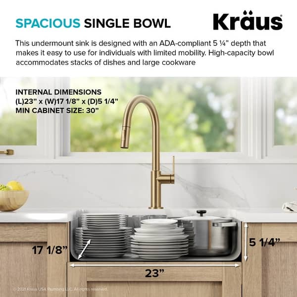 Undermount Stainless Steel 17-1/8 in. Round Single Bowl Bar Sink with Brushed Nickel Faucet Undermount Stainless Steel 17-1/8 in. Round Single Bowl Bar Sink with Brushed Nickel Faucet