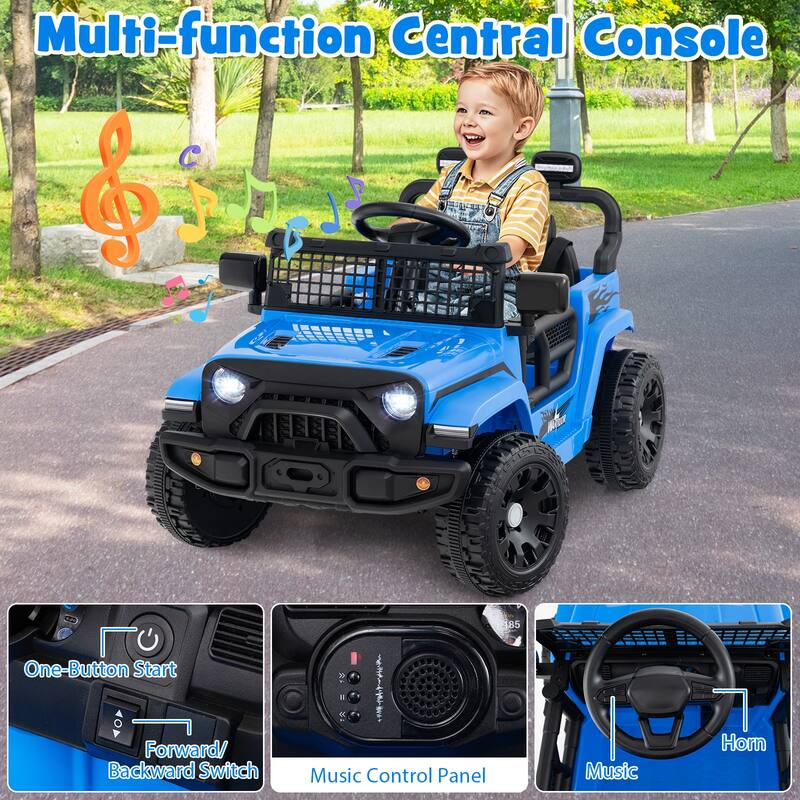 Gymax Kids Ride on Car Truck 12V Battery Powered Electric Vehicle w/