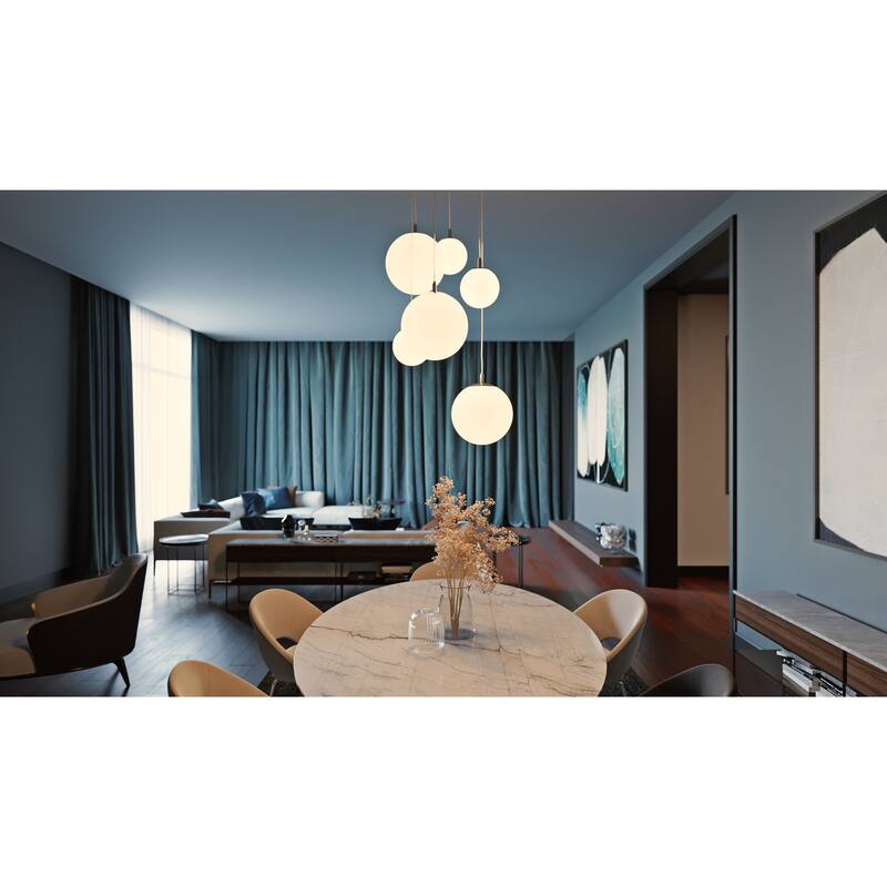 AFX Loretto Hexuple Medium Base Pendant