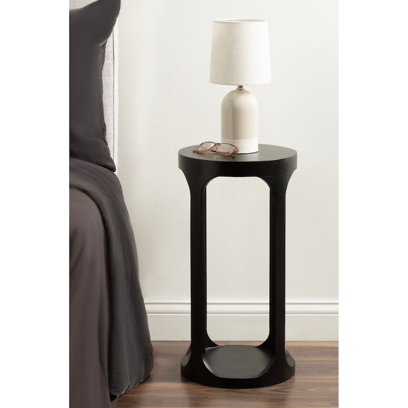 Kate and Laurel Dahl Wood Drink Table
