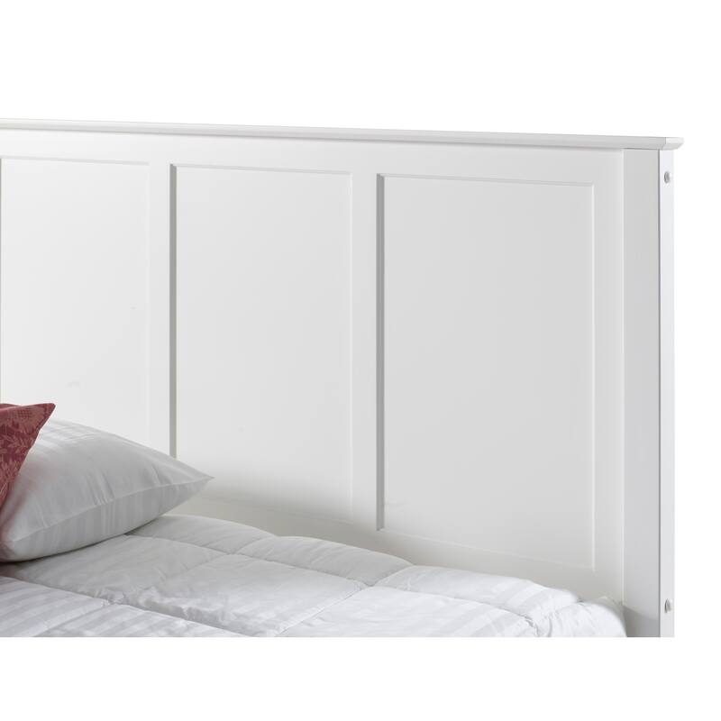 Mountain Lodge Platform Bed - Pine Wood Bed Frame, Shaker Style, Full Size, Strong Support System, Bedroom Furniture