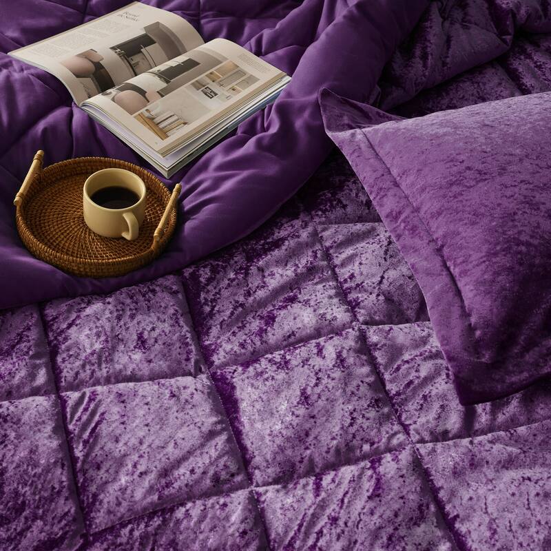 Intelligent Design Isabel Velvet Comforter Set