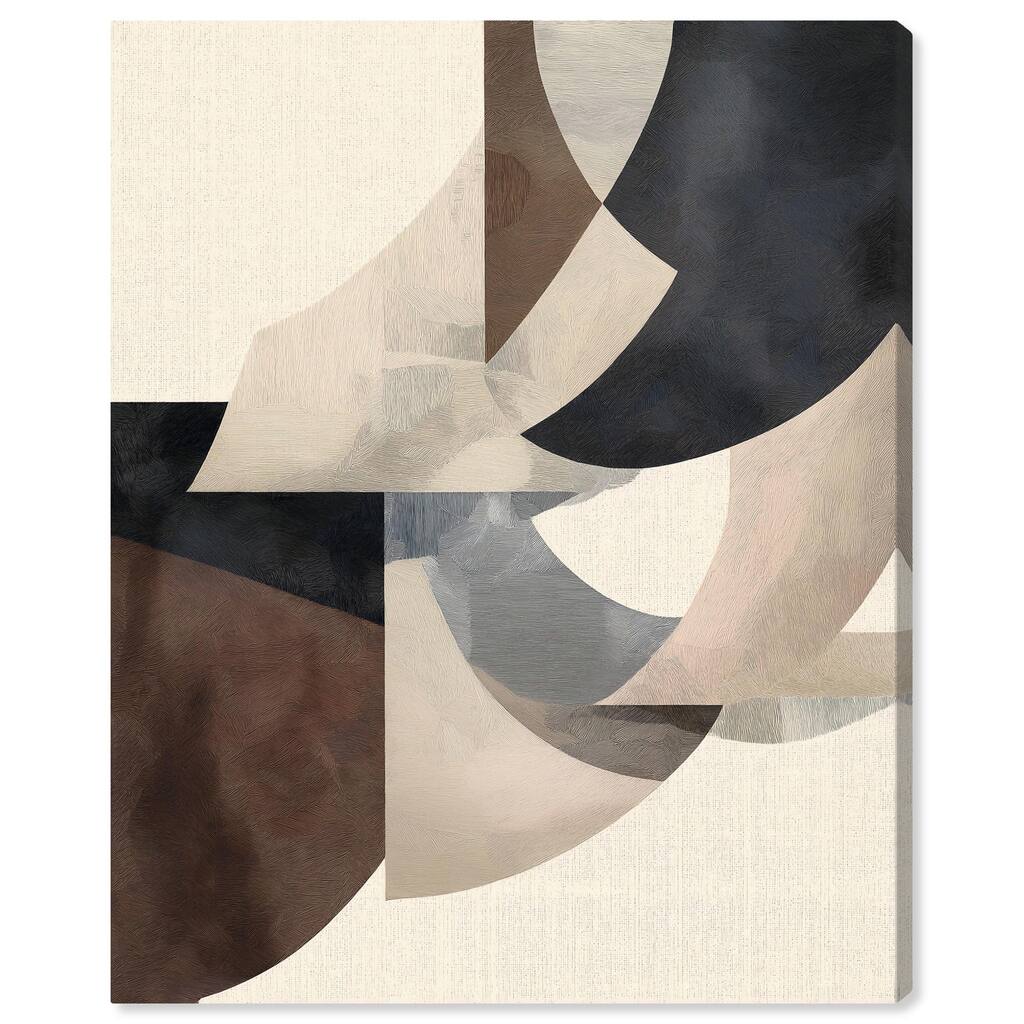 Planar Curves Canvas by Art Remedy, Gallery Wrapped