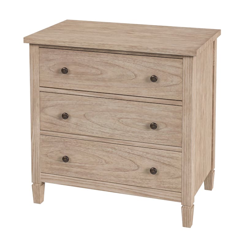 Flagstaff 3-Drawer Wood Dresser