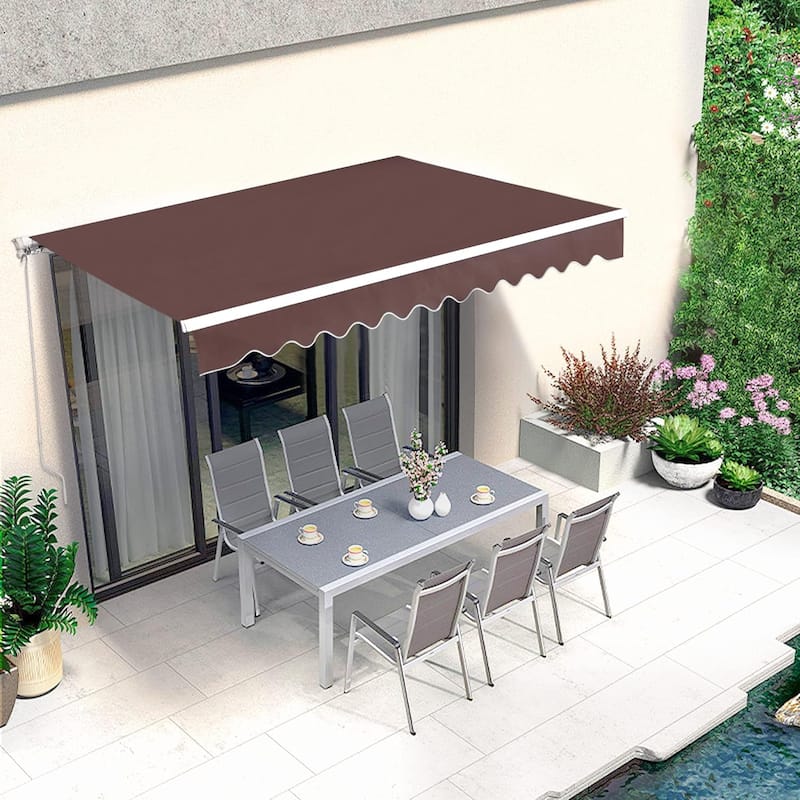 Patio Awning 13x8 Feet Fabric Replacement Sunshade Canopy