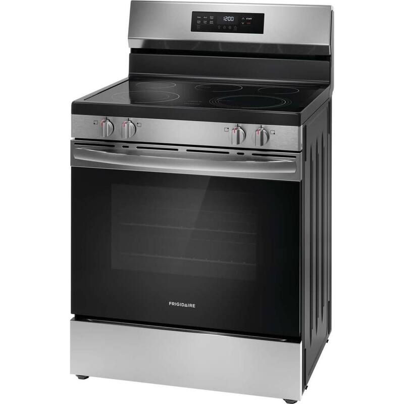 Frigidaire FCRE3062A 30" Wide 5.3 Cu. Ft. Slide In Electric Range with