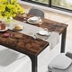 preview thumbnail 4 of 16, Industrial Rectangular Dining Table for 6-8 People