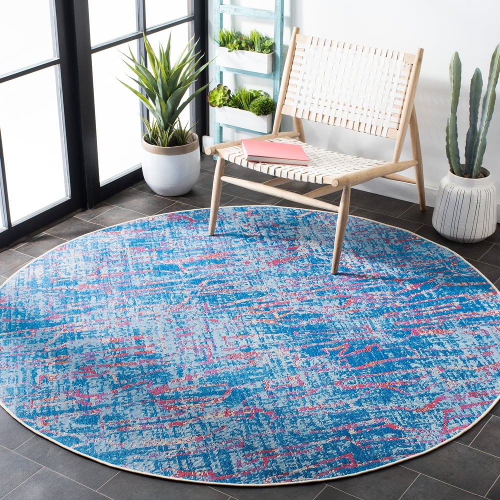SAFAVIEH Summer Cesc Boho Indoor/ Outdoor Waterproof Patio Backyard Rug