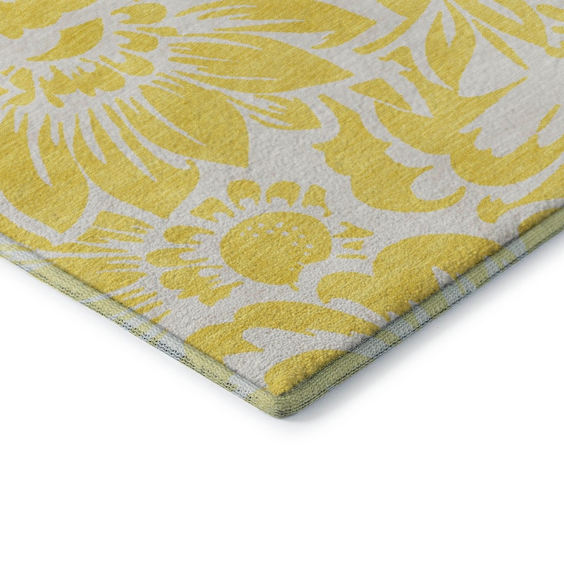 Premium Washable Super Soft Modern Floral Mayfield Rug