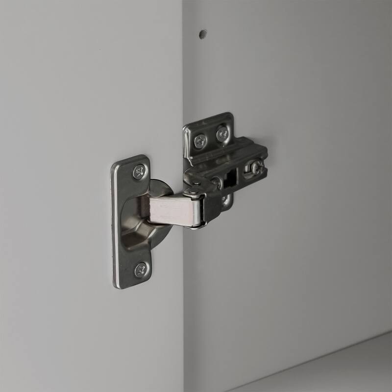 Classic Bathroom Storage Cabinet with 2 Doors & 4 Drawers — Elegant & Versatile