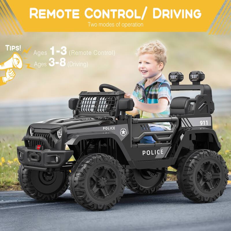 12V Ride Truck Car for Kids Electric Vehicles with Remote Control