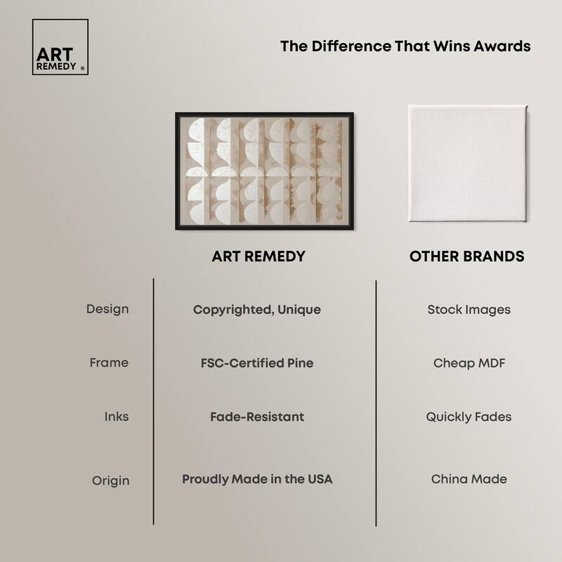 Columnar Shapes I Canvas by Art Remedy