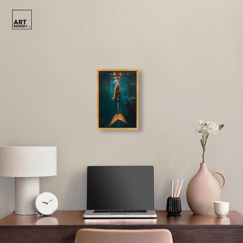 Mermaid Day Canvas by Art Remedy