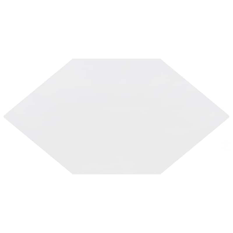 Merola Tile Textile Basic Kayak White 6-1/2" x 12-1/2" Porcelain Floor and Wall Tile - Case (20 Tiles)