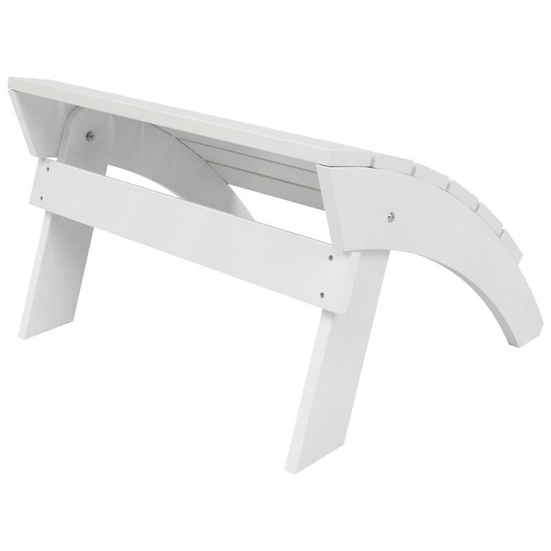 Vineyard HIPS Outdoor Eco-Friendly All Weather Adirondack Chair Ottoman