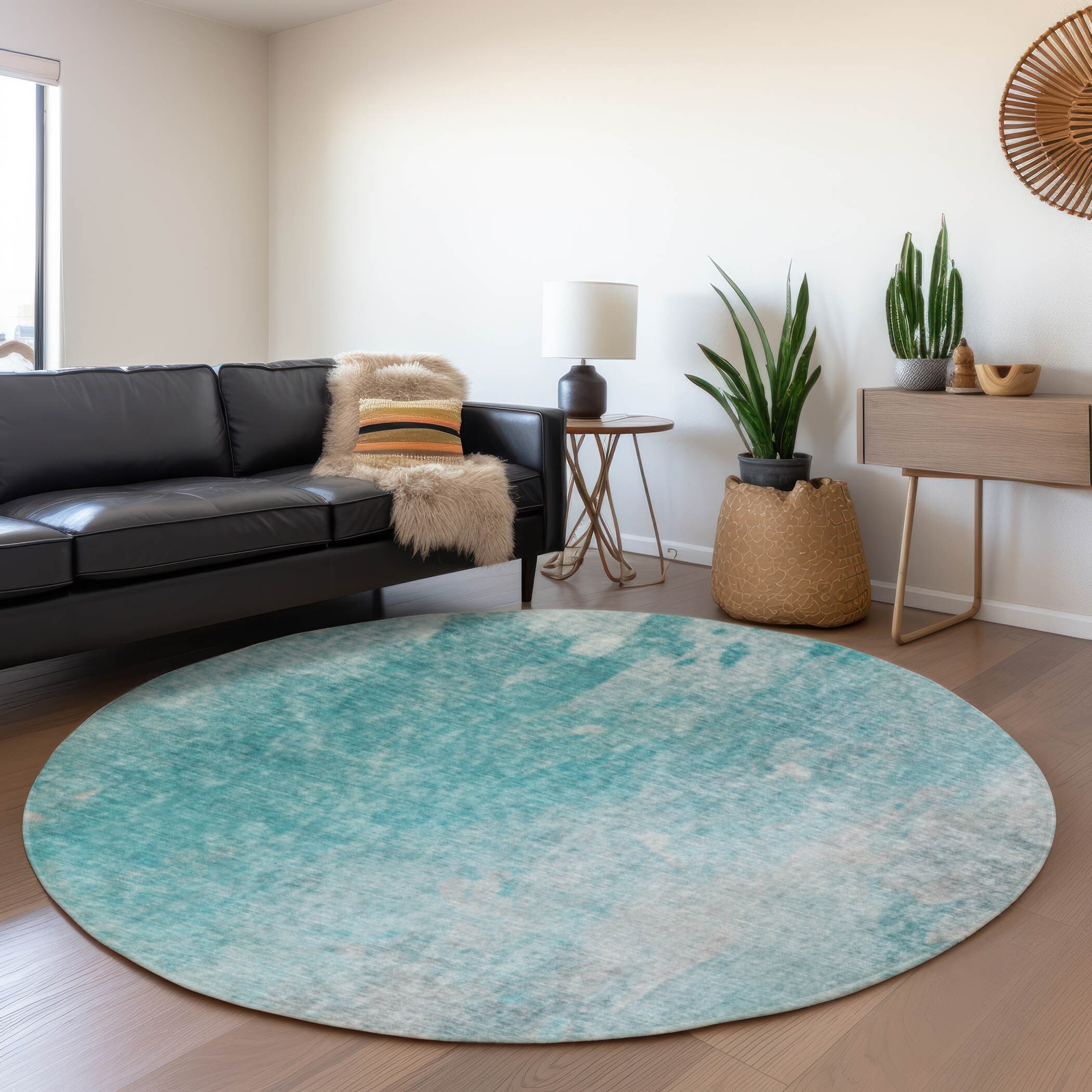 Premium Washable Super Soft Abstract Solid Mayfield Rug