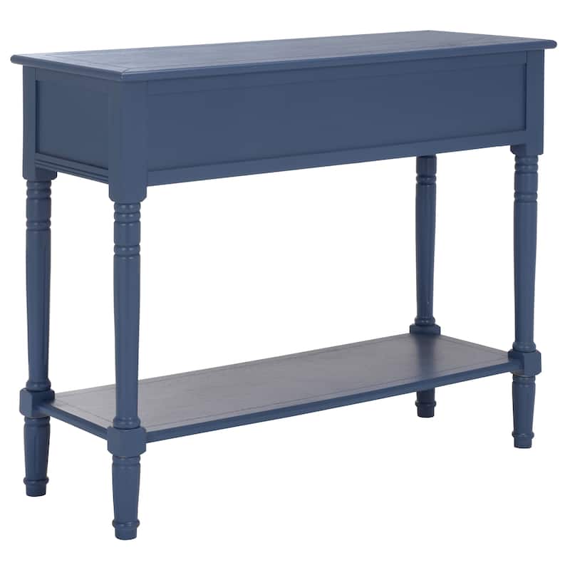 SAFAVIEH Camilla Grey 2-Drawer Console Table - 35.8" x 13.8" x 29.5" - 36"W x 14"D x 30"H
