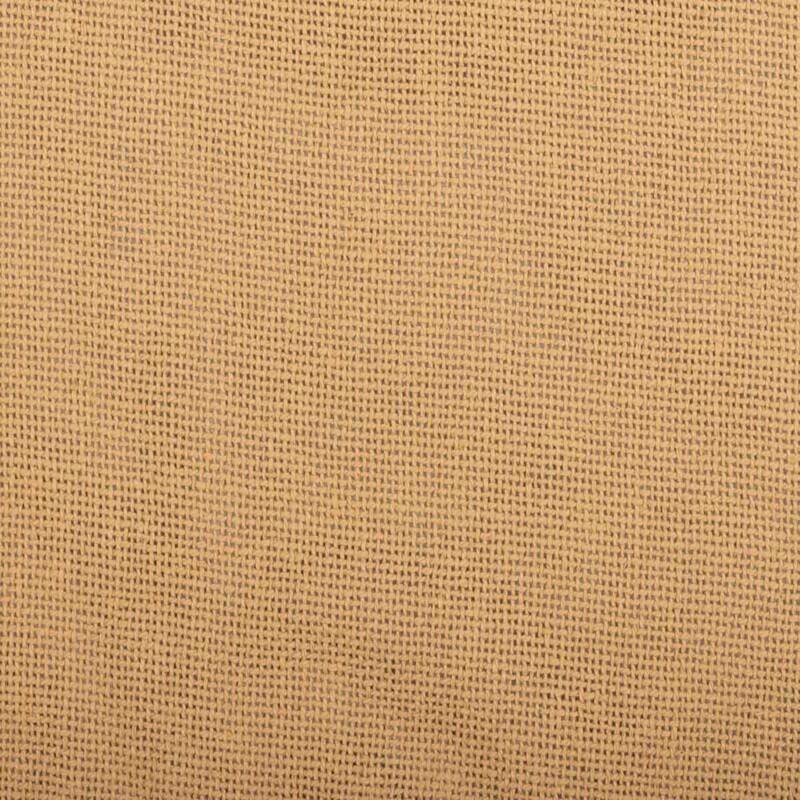 Burlap Natural Pillow w Fringed Ruffle 16x16