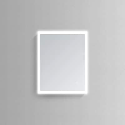 Modern Mirror ASTER Wall Mountable Lighted Vanity Mirror with Defogger, Touch Control Makeup Mirror for Bedroom, and Bathroom