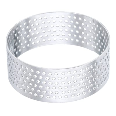 Stainless Steel Cake Rings Round Perforated Circle Baking Dessert Cake Ring