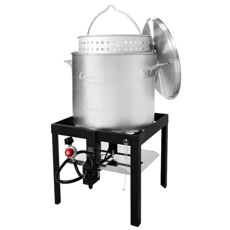 Creole Feast SBK0601,60 QT Seafood Boiling Kit with Strainer