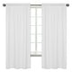 preview thumbnail 1 of 3, Sweet Jojo Designs Grey and White Polka Dot Watercolor Floral Collection 84-inch Window Treatment Curtain Panel Pair