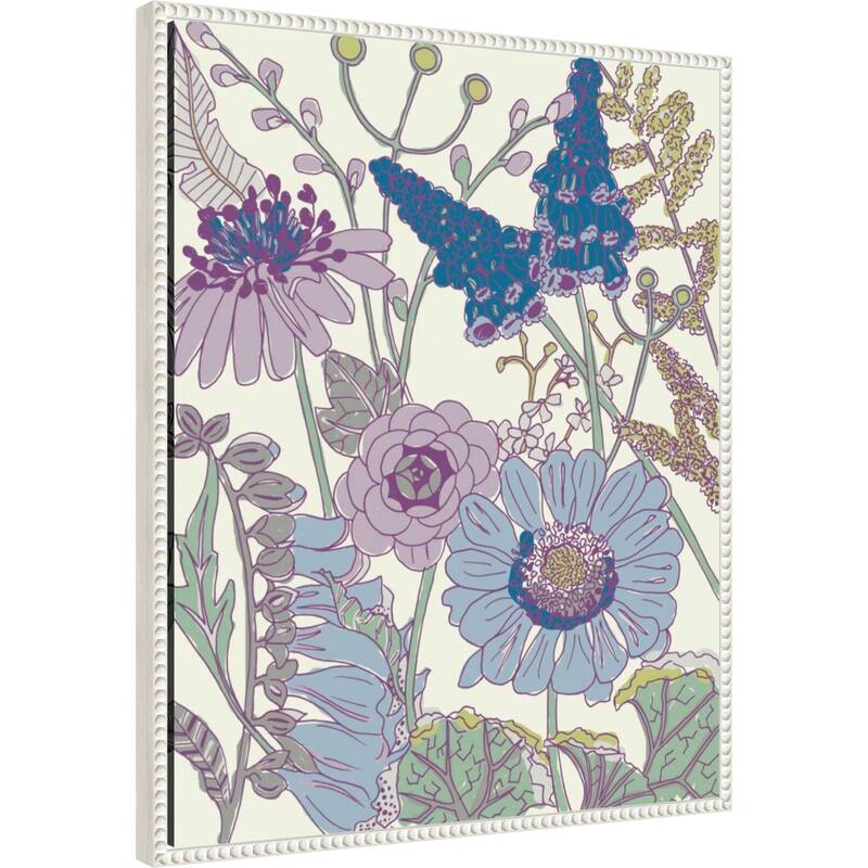 Graphic Garden No. 4 by Chariklia Zarris Framed Canvas Wall Art Print