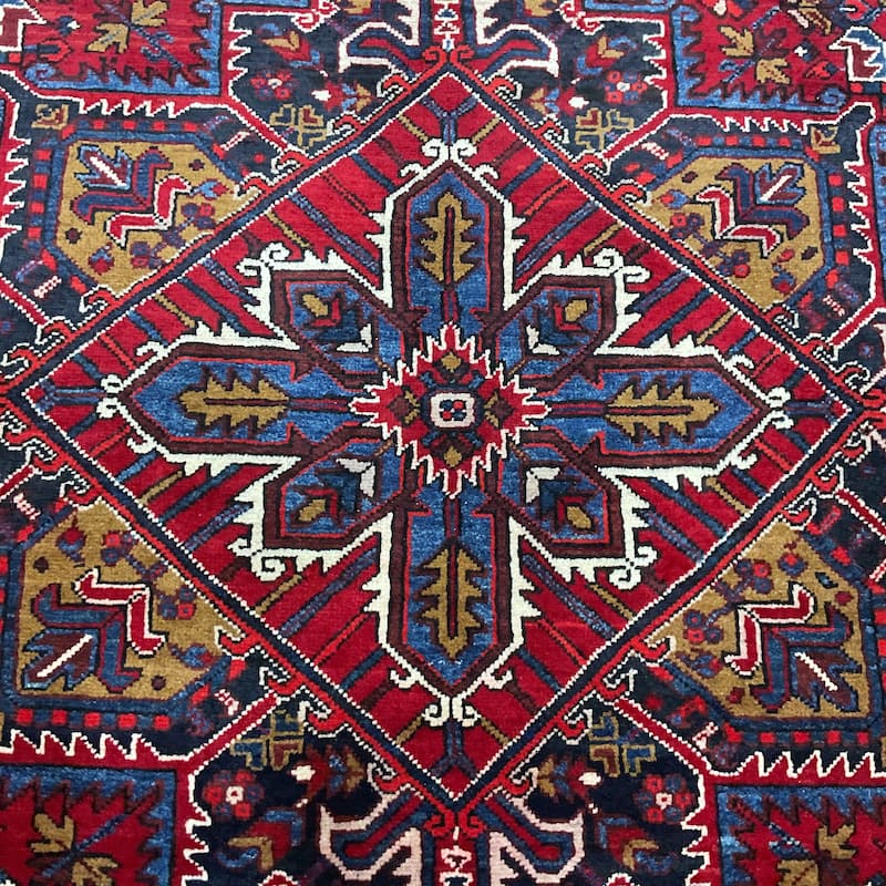 HERAT ORIENTAL Handmade Fine Heriz Rug - 8'1" x 11'4"