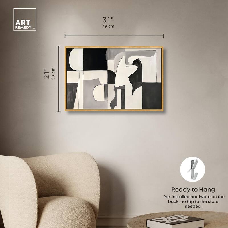 Shadow Play II Canvas by Art Remedy