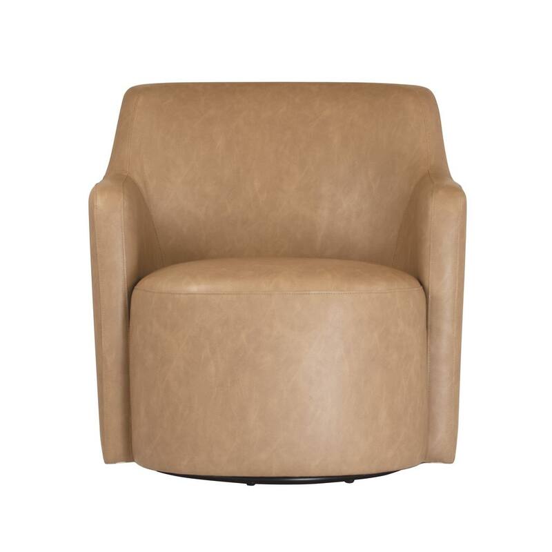 HomePop Upholstered Swivel Accent Chair
