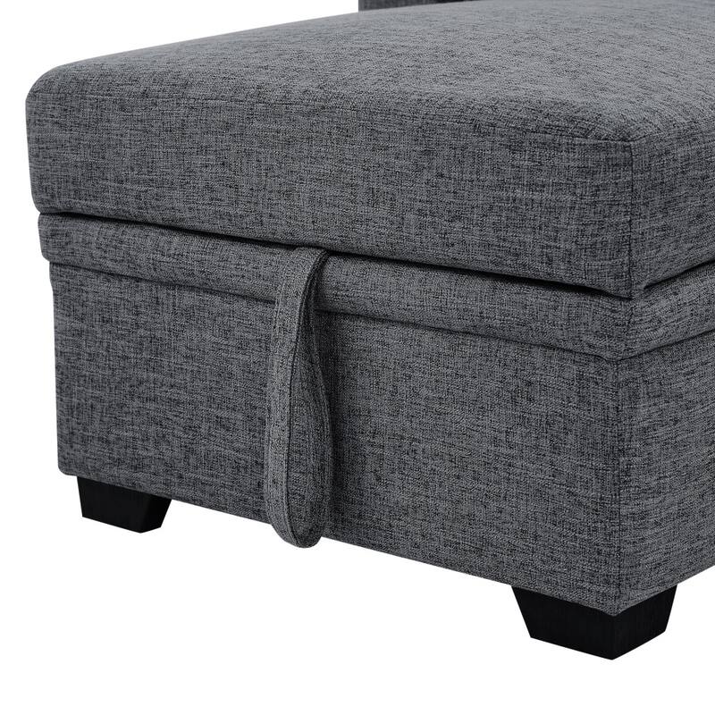 83 in. Modern Wide Pull-Out Modular Sofa Bed for Living Space