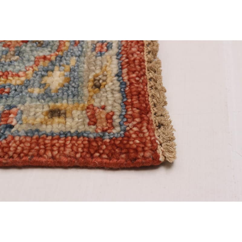 ECARPETGALLERY Hand-knotted Jules Serapi Red Wool Rug - 8'1 x 9'9