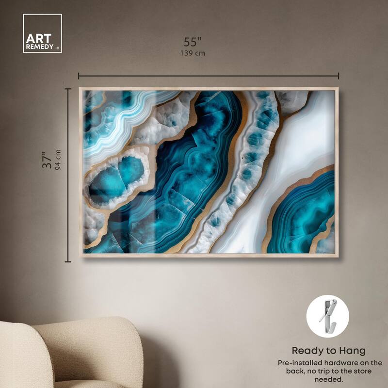 Opaline Undulation Shadowbox by Art Remedy