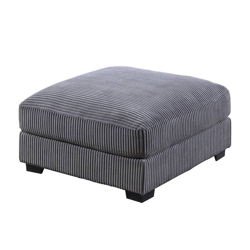 7 Piece Corduroy Upholstered Modular Sectional Sofa Set