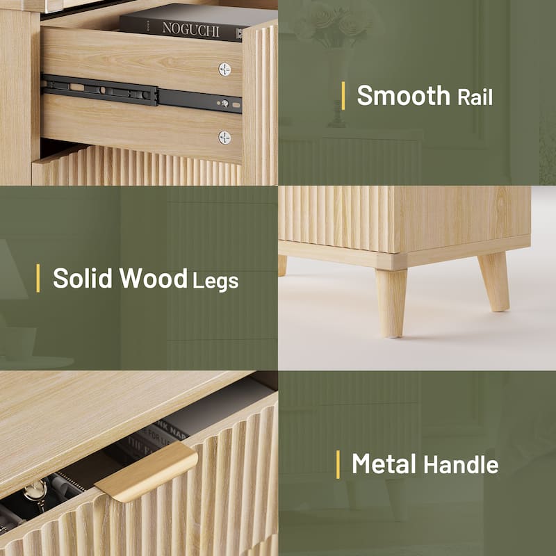 5 Drawer Tall Dresser for Bedroom, Slim Boho Bedroom Furniture