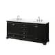 Option Dark Espresso / White Quartz Top / Polished Chrome