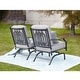 preview thumbnail 4 of 10, Patio Festival Outdoor Rocking-Motion Chairs (Set of 2)