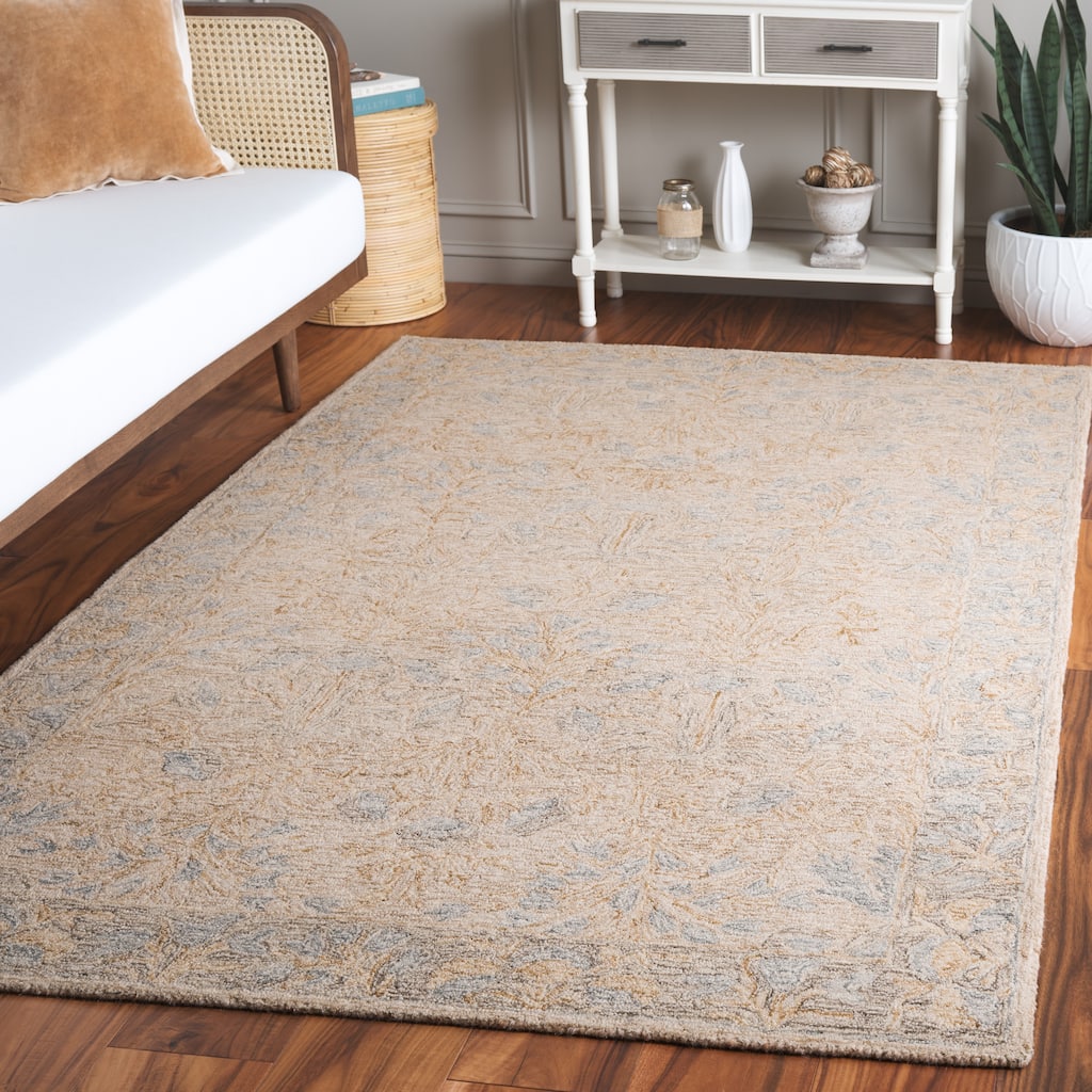 SAFAVIEH Handmade Jardin Hiltsje Country Wool Rug