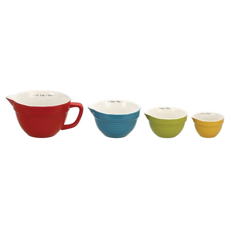 Batter Bowl Shaped Measuring Cups (Set of 4 Sizes)