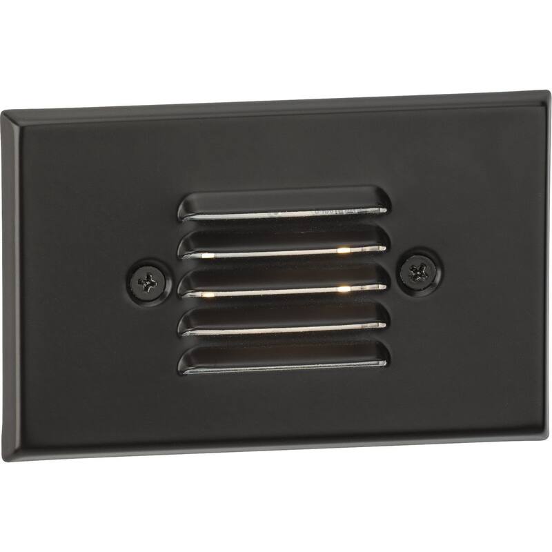 LED Indoor Outdoor Antique Bronze Integrated LED Wall or Step Light - 3.125 in x 1.875 in x 4.875 in - 3.125 in x 1.875 in x 4.875 in