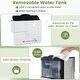 preview thumbnail 8 of 7, Costway 56 lbs/24 H Pepple Chewable Countertop Ice Maker with - See Details