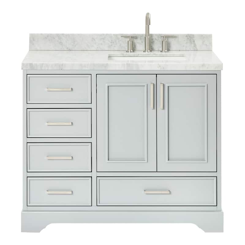 Ariel M043SRCWRVO Stafford 43" Free Standing Single Basin Vanity Set - Grey - Ash Finish